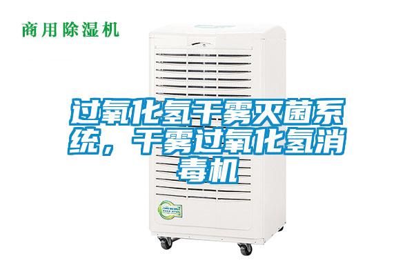 過氧化氫干霧滅菌系統，干霧過氧化氫消毒機