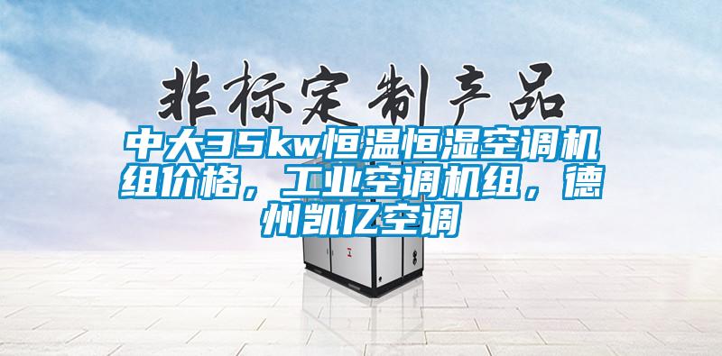 中大35kw恒溫恒濕空調機組價格，工業空調機組，德州凱億空調