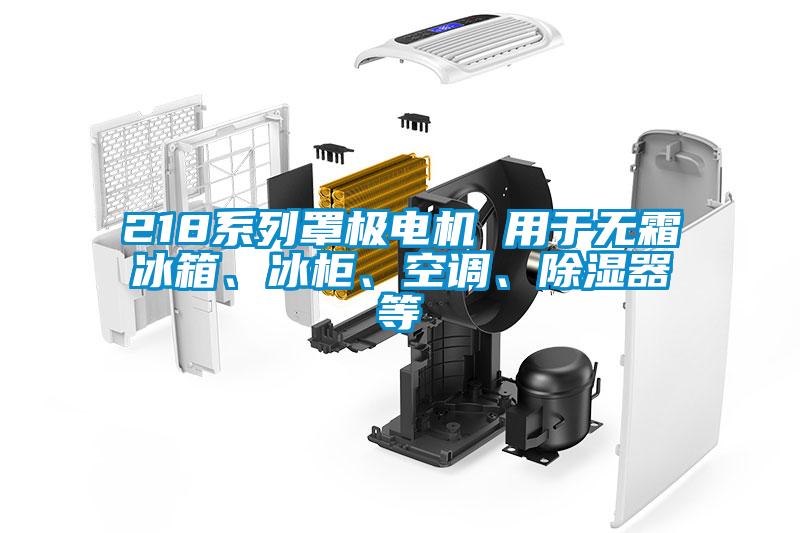 218系列罩極電機 用于無霜冰箱、冰柜、空調、除濕器等