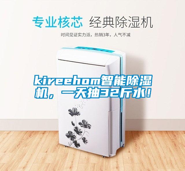 kireehom智能除濕機，一天抽32斤水！