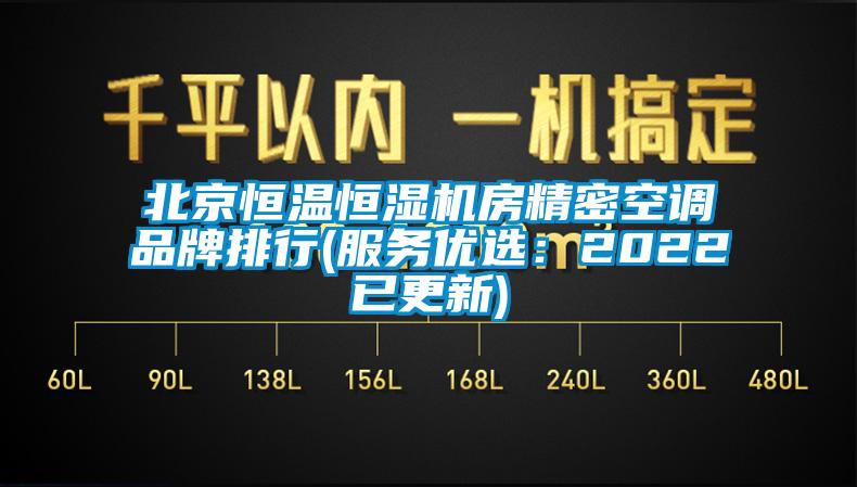 北京恒溫恒濕機房精密空調品牌排行(服務優選：2022已更新)