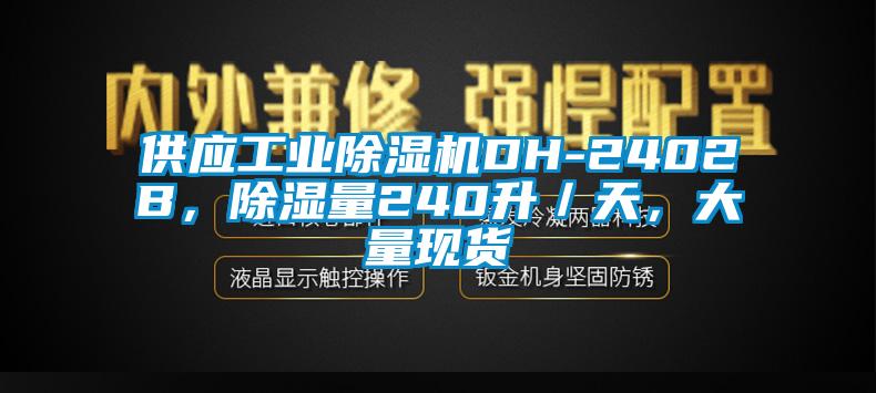 供應工業除濕機DH-2402B，除濕量240升／天，大量現貨