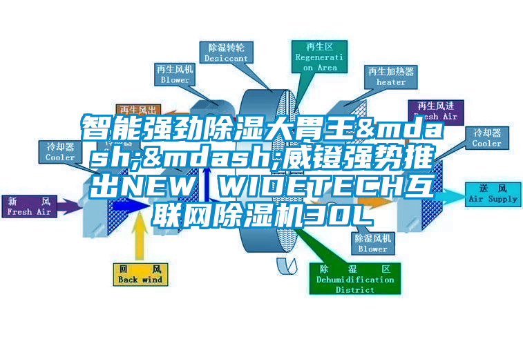 智能強勁除濕大胃王——威鐙強勢推出NEW WIDETECH互聯網除濕機30L