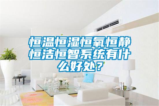 恒溫恒濕恒氧恒靜恒潔恒智系統有什么好處？