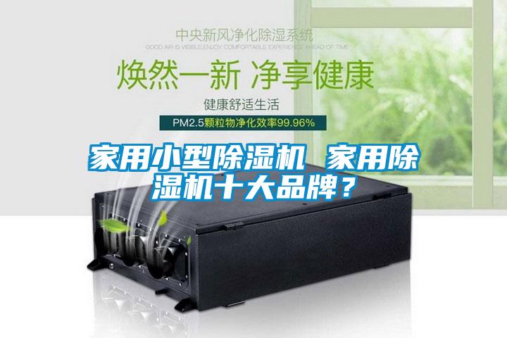 家用小型除濕機 家用除濕機十大品牌？