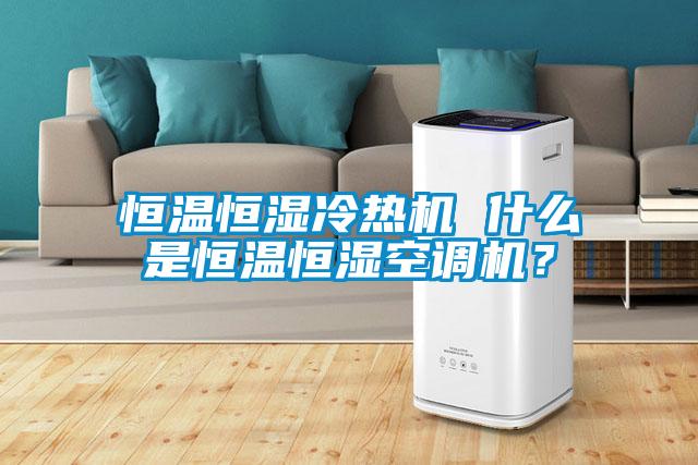 恒溫恒濕冷熱機 什么是恒溫恒濕空調機？