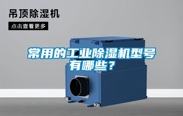 常用的工業除濕機型號有哪些？