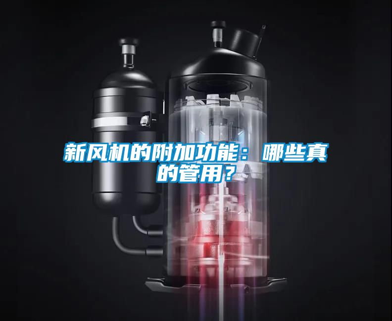 新風機的附加功能：哪些真的管用？