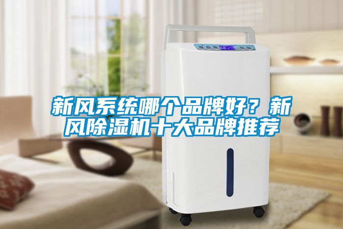 新風系統哪個品牌好？新風除濕機十大品牌推薦