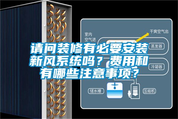 請問裝修有必要安裝新風系統嗎？費用和有哪些注意事項？