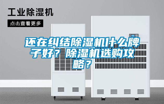 還在糾結除濕機什么牌子好？除濕機選購攻略？