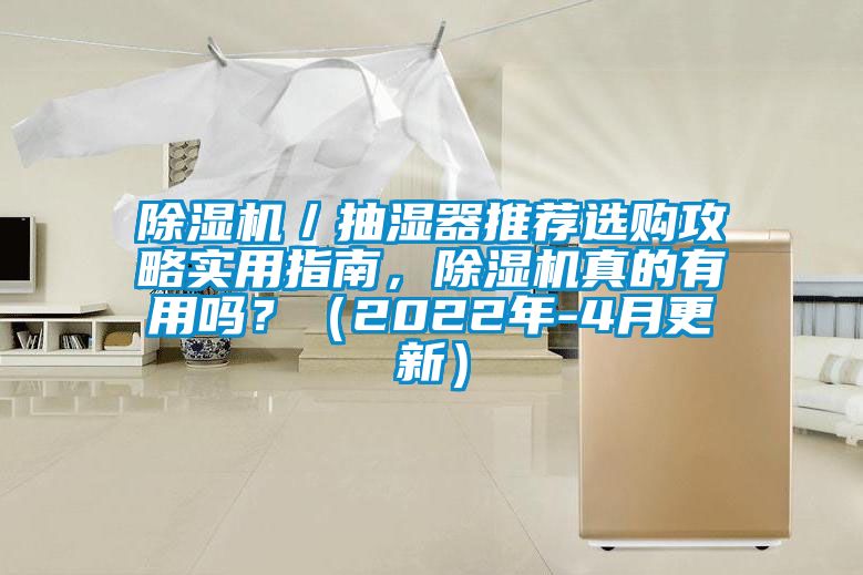 除濕機／抽濕器推薦選購攻略實用指南，除濕機真的有用嗎？（2022年-4月更新）