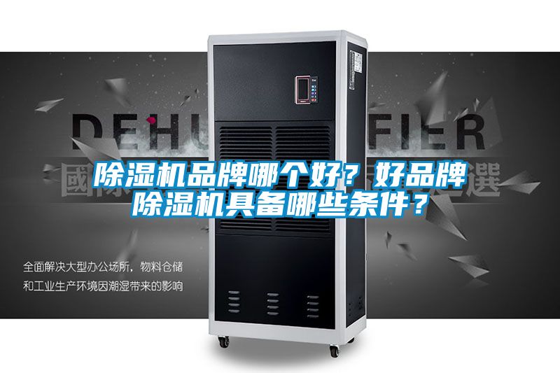 除濕機品牌哪個好？好品牌除濕機具備哪些條件？