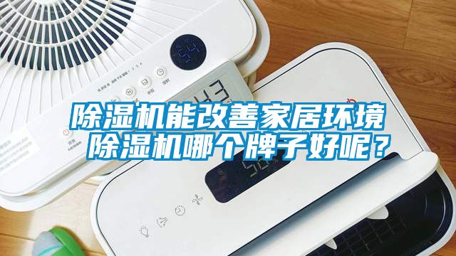 除濕機能改善家居環境 除濕機哪個牌子好呢？